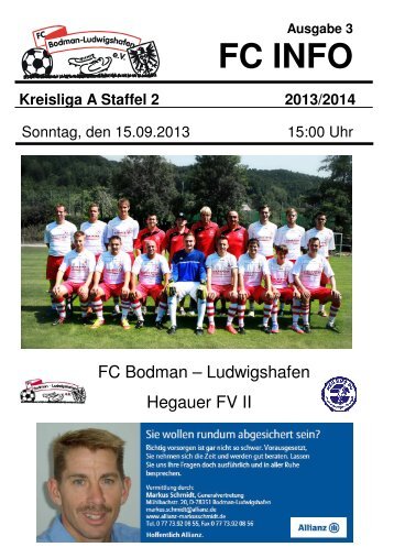 Ausgabe 3 - FC Bodman-Ludwigshafen