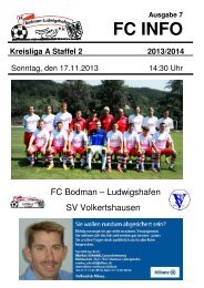 Ausgabe 7 - FC Bodman-Ludwigshafen