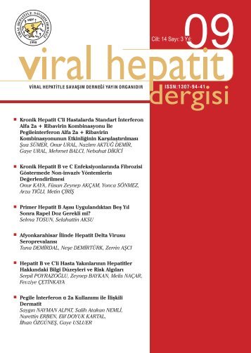 Viral Hepatit 2009 Dergisi-3 - VHSD