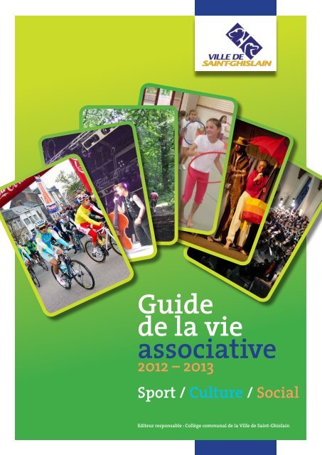 "Guide de la Vie associative" 2012-2013 - Saint-Ghislain