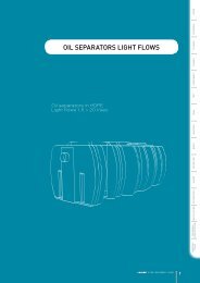 OIL SEPARATORS LIGHT FLOWS