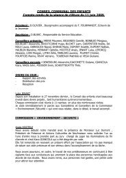 CONSEIL COMMUNAL DES ENFANTS Compte ... - Saint-Ghislain