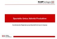 Presentazione Progetto SUAP Sardegna - Sportello Impresa