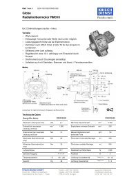 Globe Radialkolbenmotor RM310 - Krisch Dienst GmbH