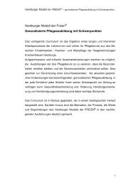 Hamburger Modell der Freien® Generalisierte Pflegeausbildung mit ...