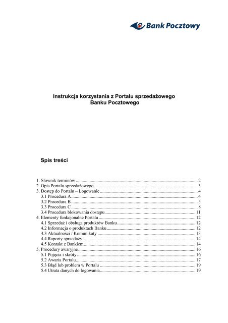 Plik Do Pobrania W Pdf Bank Pocztowy
