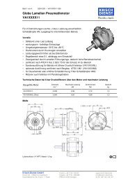 Globe Lamellen Pneumatikmotor VA1XXXX11 - Krisch Dienst GmbH