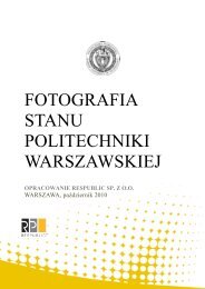 fotografia stanu politechniki warszawskiej - BIP PW - Politechnika ...