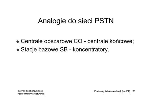 Systemy radiokomunikacji ruchomej