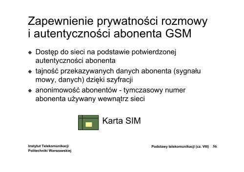 Systemy radiokomunikacji ruchomej