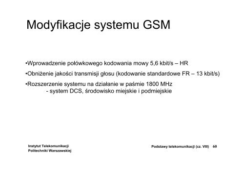 Systemy radiokomunikacji ruchomej