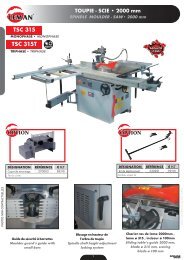 TSC 315 TSC 315T - Outils-Machines-Haumesser