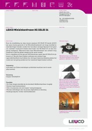 Leuco - Minizinkenfrezen HS Solid 34 (112 kB - 2 pagina) - Karat