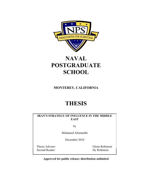 naval postgraduate school master thesis