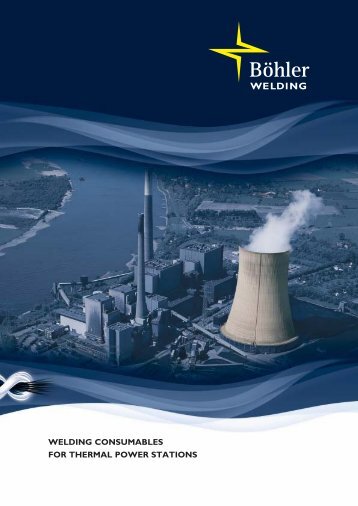 WELDING Consumables for thermal power stations