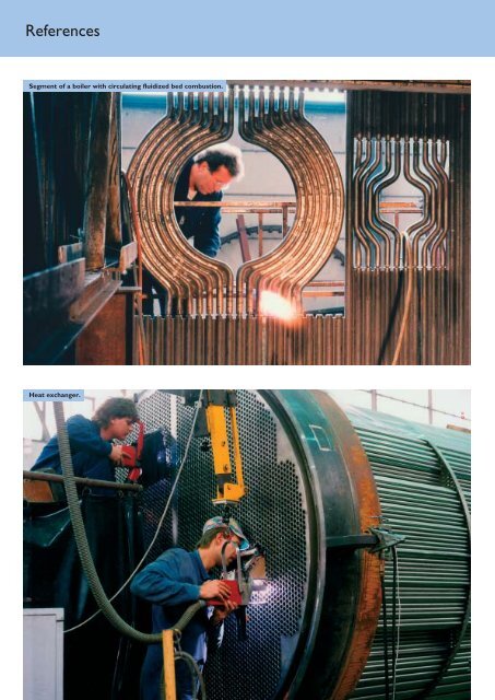 WELDING Consumables for thermal power stations