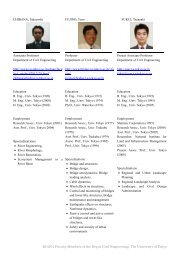 2012/01 Faculty Members of the Dep.of Civil Engineering, The ...