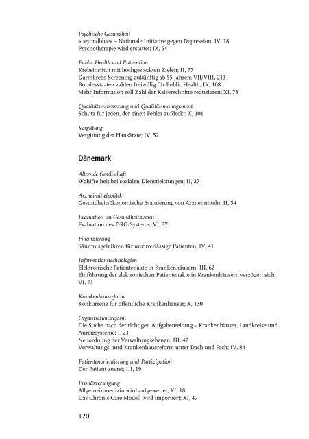 Gesundheitspolitik in Industrieländern 11 - Health Policy Monitor