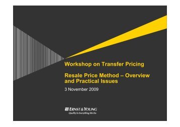 Resale Price Method - Overview and practical issues - Final - V2.ppt ...