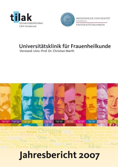 3. - Universitätsklinik für FRAUENHEILKUNDE Innsbruck