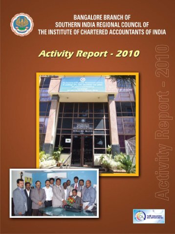 Activity Report 2010.pmd - Bangalore Branch of SIRC
