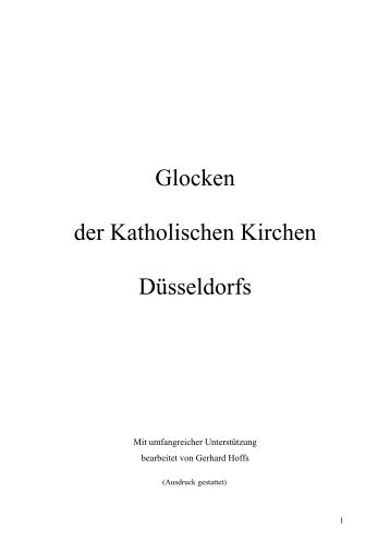 (Glockenbuch Düsseldorf) - Glockenbücher des Erzbistums Köln