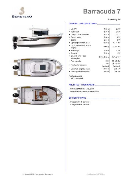 Barracuda Seating Chart