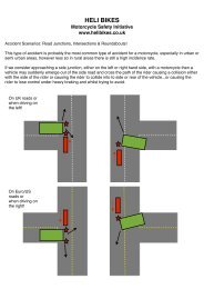 Road Junctions, Intersections & Roundabouts! - Heli Bikes