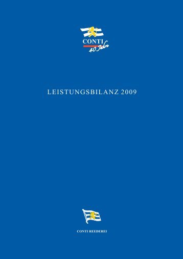 LEISTUNGSBILANZ 2009 - CONTI Unternehmensgruppe
