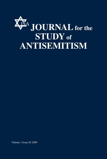 Journal for the Study of Antisemitism