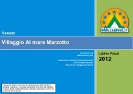 Villaggio Al mare Marzotto Veneto - Camping.it