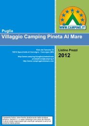 Villaggio Camping Pineta Al Mare Puglia - Camping.it