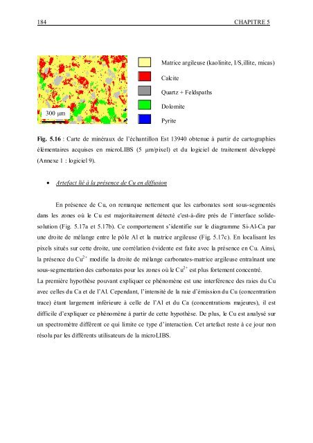 Minéralogie, porosité et diffusion des solutés dans l'argilite du ...