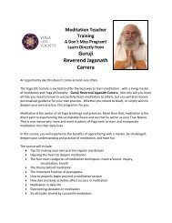 Guruji Reverend Jaganath Carrera - Yoga Life Society