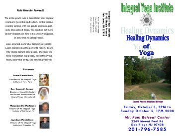 Mt. Paul Retreat Center - Yoga Life Society