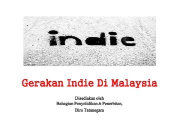 Gerakan Indie Di Malaysia