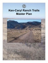 Trails Master Plan - Ken-Caryl Ranch