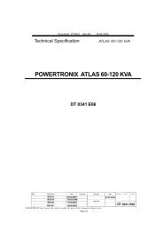 POWERTRONIX ATLAS 60-120 KVA - Tool Store