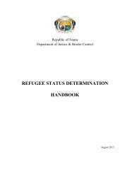 NAURU RSD HANDBOOK - The Government of the Republic of Nauru