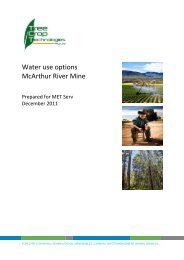 Appendix D12 - Irrigation - McArthur River Mining
