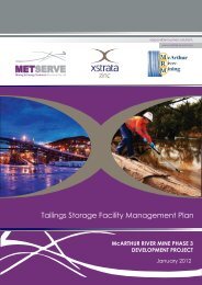 Tailings Storage Facility Management Plan - Environment Protection ...