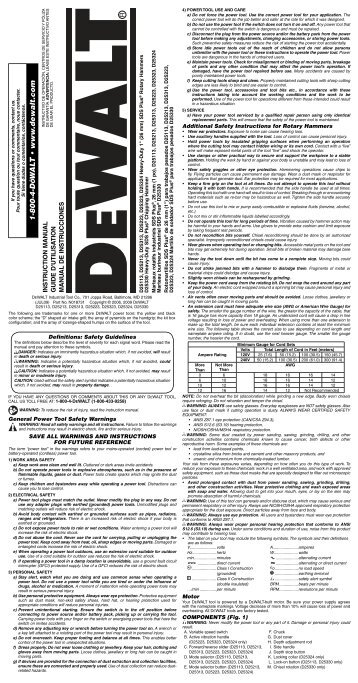 D25223 NA.indd - Service après vente - Dewalt