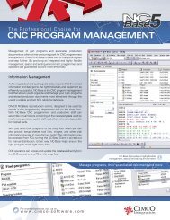 CIMCO NC-Base 5, Letter - CIMCO Integration
