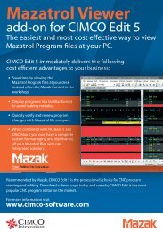 Mazatrol Viewer - CIMCO