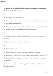 (Photololigo) chinensis - Molecular Ecology Resources Primer ...