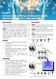 N-SOFT Softswitch and Billing Solution Embedded
