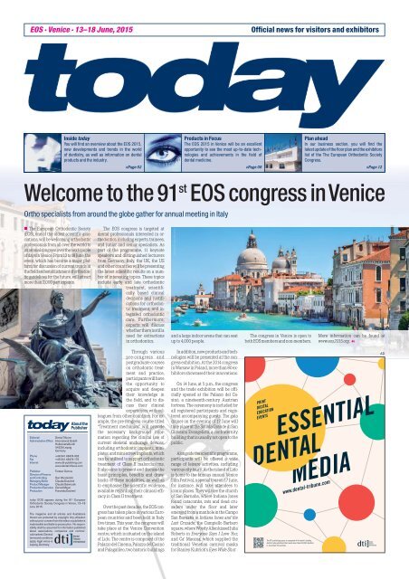 today EOS Congress Venice 2015