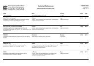 Selected References - Pörner Ingenieurgesellschaft mbH