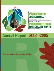 Partners for a Green Hill - Partenaires pour une Colline verte