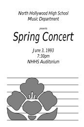 Spring Concert 1993 - Royal Regiment